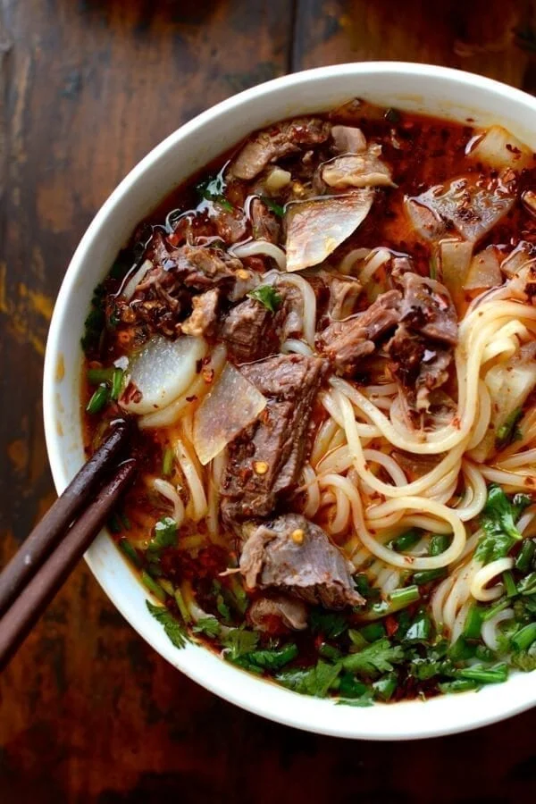 Lanzhou beef la-mian
