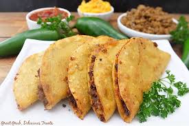 deep-fried beef tacos